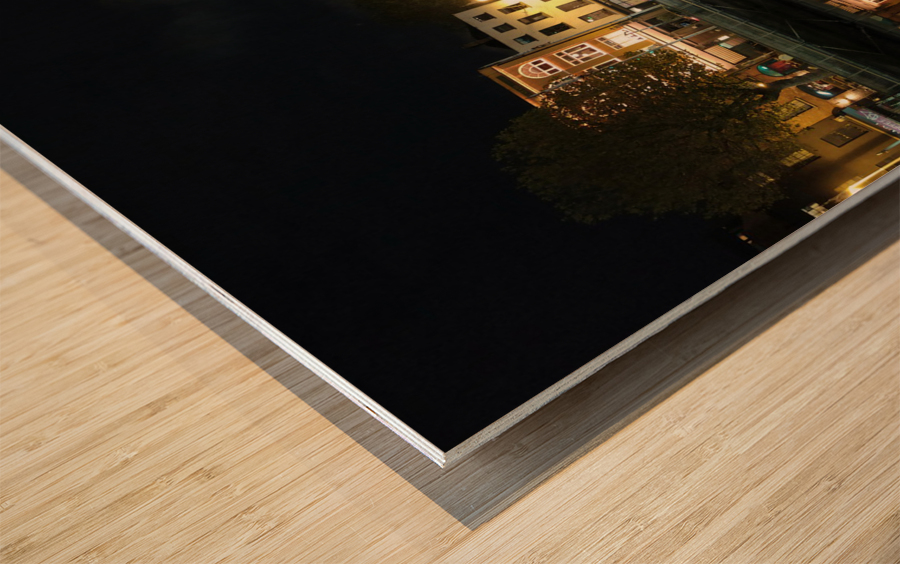 Dublin Dreams along River Quay 1 Wood print