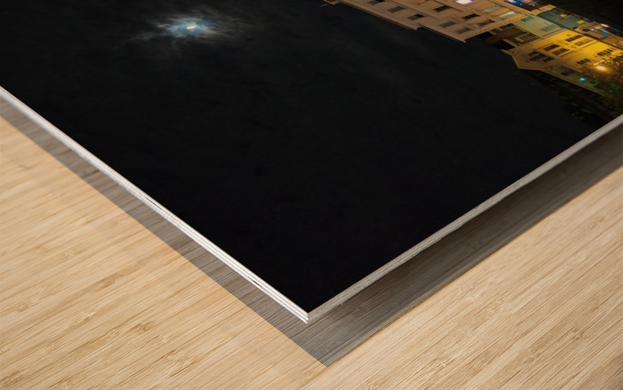 Wishing Upon A Moon Impression sur bois