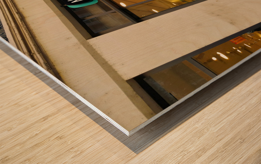 Shopping for Normalcy Wood print