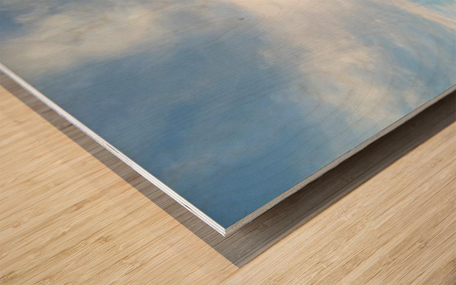 Eiffel Tower 1D Impression sur bois