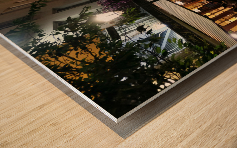 Streets of Paris -- Night Life 2 Impression sur bois