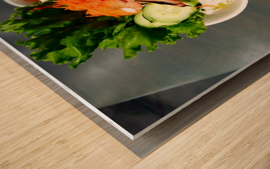 Chicken Bun Bun  Wood print