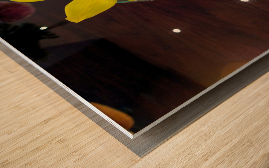 Glass Bloom 2B Wood print