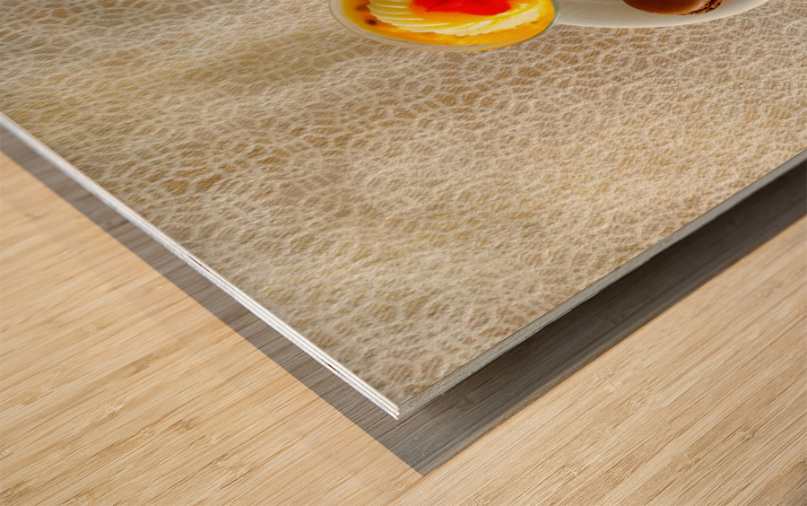 Macaron Smiles 3 Wood print