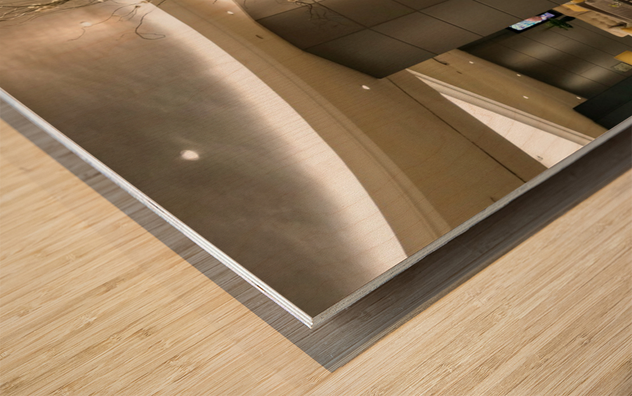 Hotel Lobby Wood print