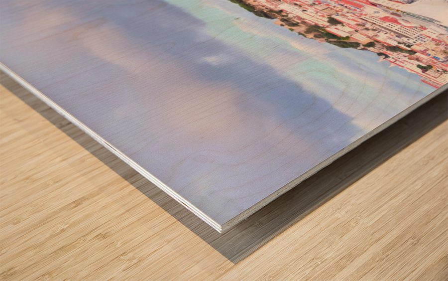 Lisbon Landscape Impression sur bois