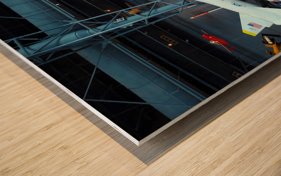 Orbital Sciences Rocket Wood print