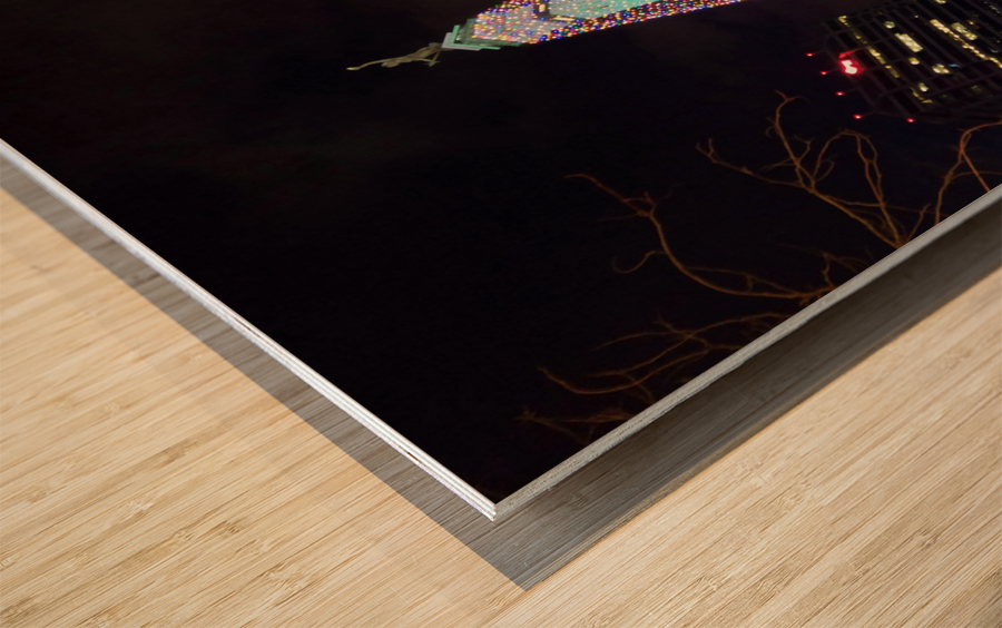 Monumental Christmas Tree 2B Wood print