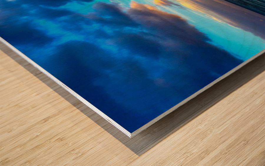 Hawaii Sunrise 2E Wood print