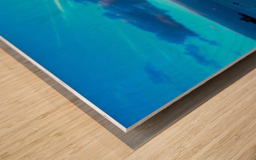 Hawaii Sunrise 2D Wood print