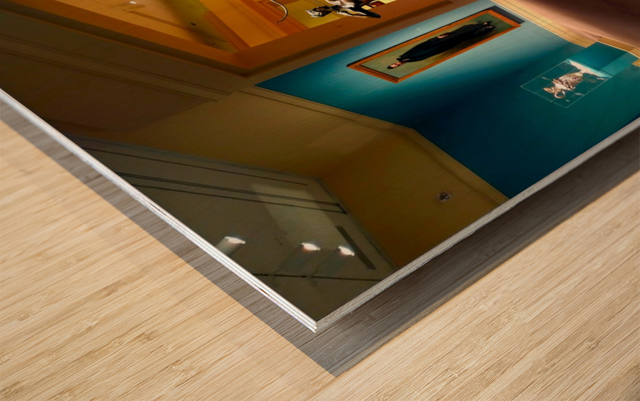 Museum Reflections 5 Wood print