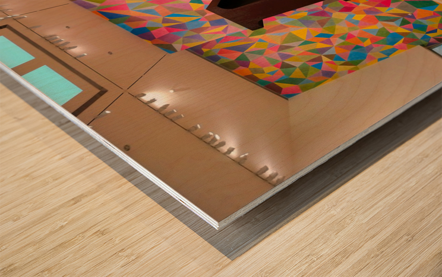 Signs of Love Wood print