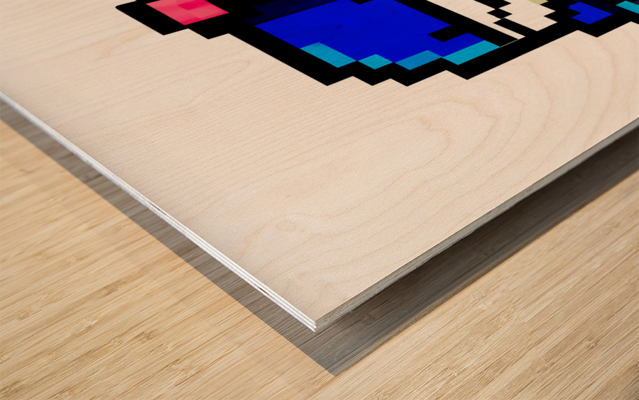 Baby Shark Ninja Shifu 2 Wood print