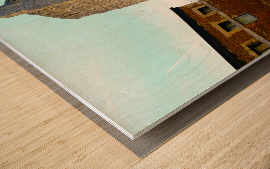 Oxford Prison Tower 2B Wood print