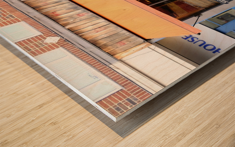 Bath Tub Seating Optional Wood print