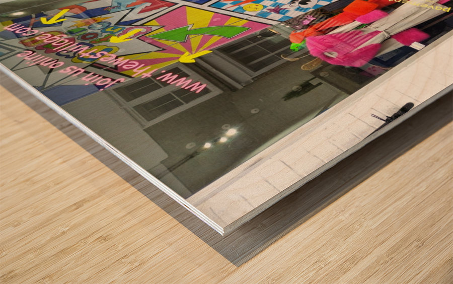 The West Village Bike Impression sur bois