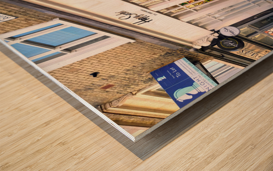 A Place for Happy Feet  Wood print