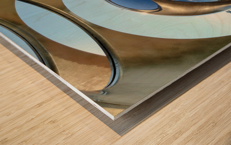 City Sphere Impression sur bois