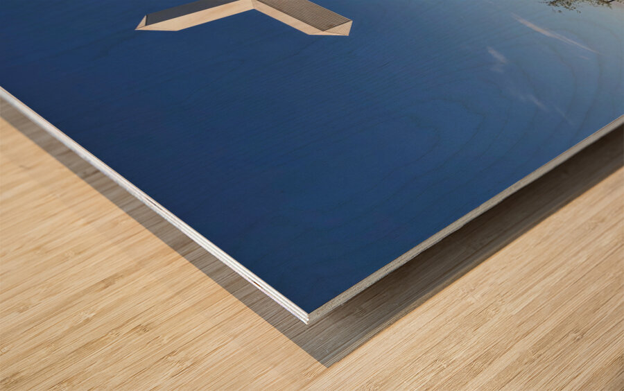 Bible Belt Christian Cross  Wood print