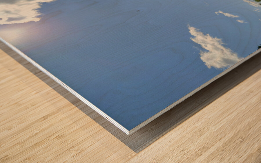 Sky Gateway Impression sur bois