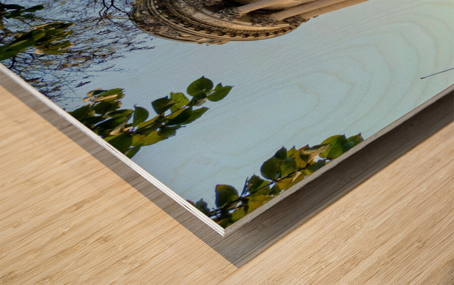 Historic Valor Monument Wood print