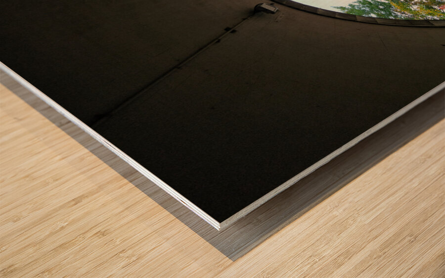 Tunnel to the River Light Wood print