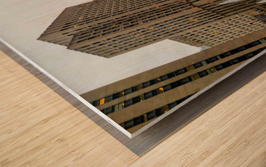 Hello New York Wood print