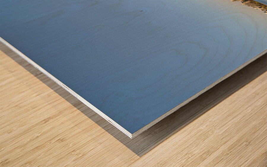 Golden Hour Skyline – Central Park South Wood print