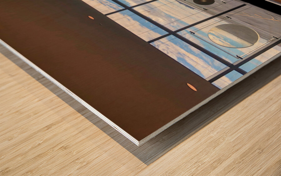 SFO Airport Departure Gallery Wood print