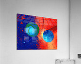 worlds collide Acrylic Print
