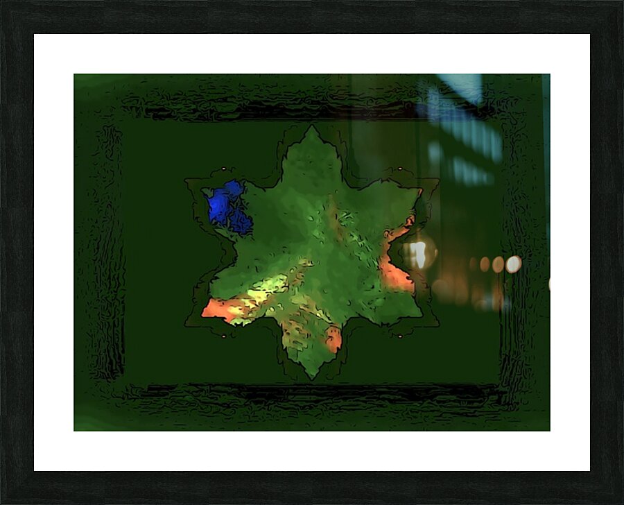 beating hope within the land Picture Frame print