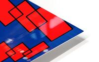 red squares HD Metal print