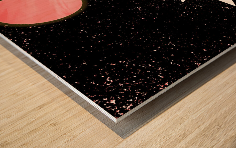 Being Canadian Wood print