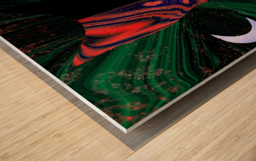 spirit humming cat Wood print