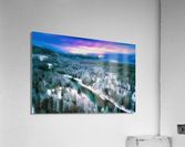 Winter Over the River Acrylic Print