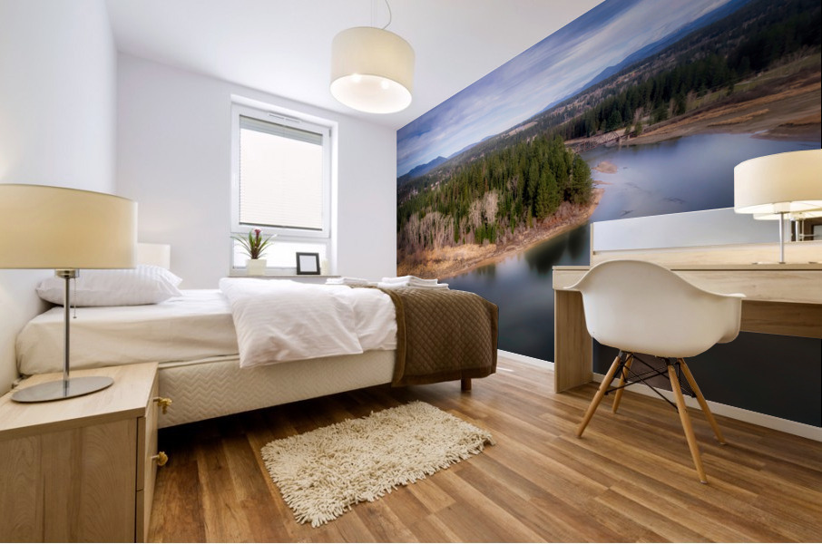 River Confluence Mural print