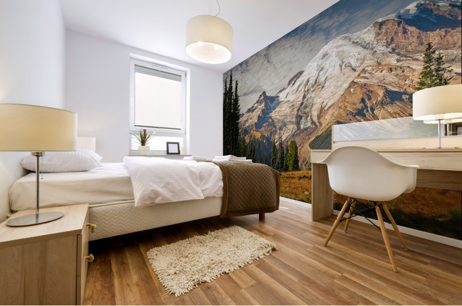 Mt. Rainier Mural print