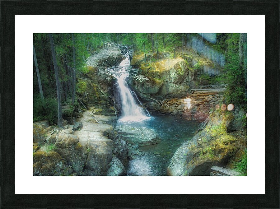 Silver Falls Picture Frame print