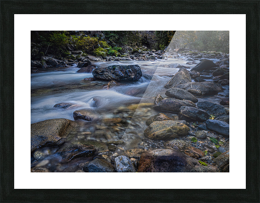 Newhalem Creek Picture Frame print