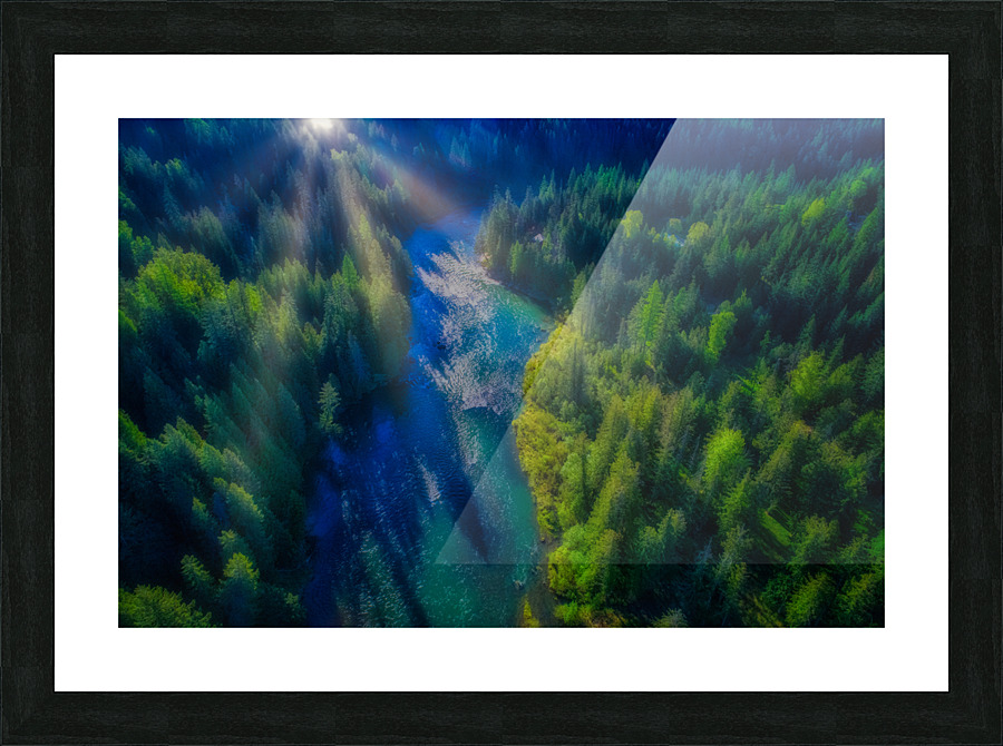 Priest River Picture Frame print