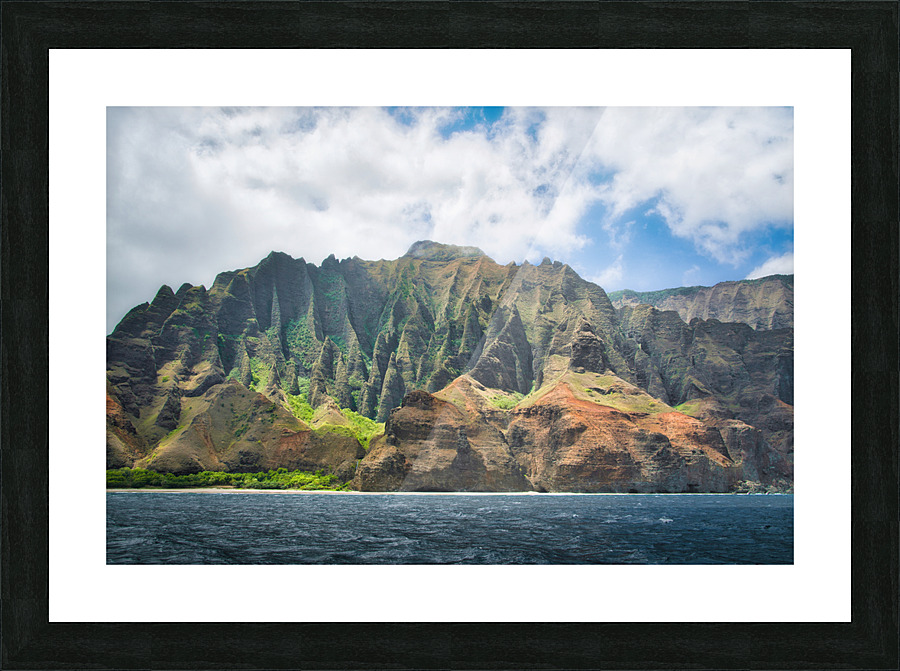 Napali Coast 4 Picture Frame print