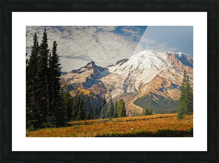 Mt. Rainier Picture Frame print