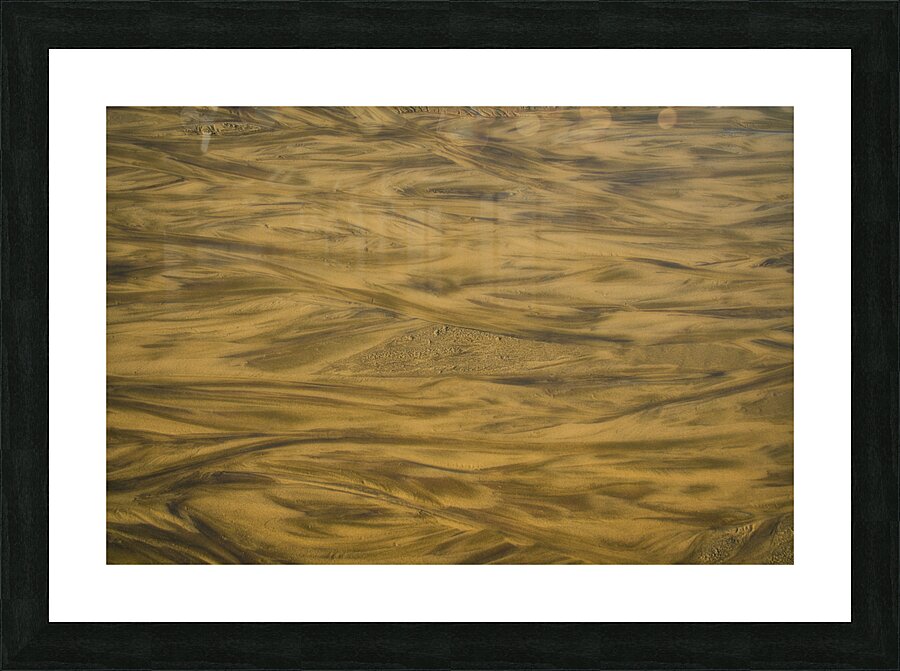 Sand Patterns Picture Frame print