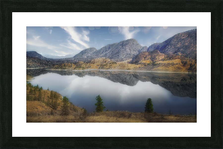 Omak Lake Picture Frame print