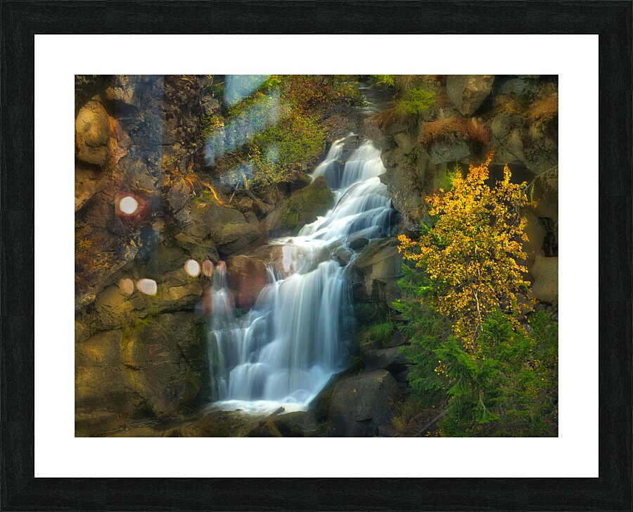 Crystal Falls Picture Frame print