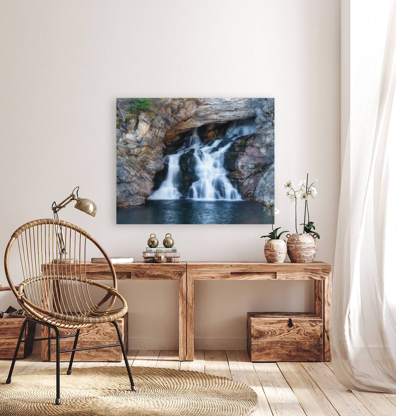 Running Eagle Falls Reproduction