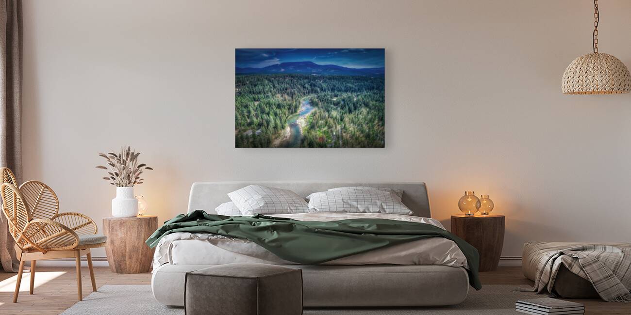 Summer Over the River Reproduction
