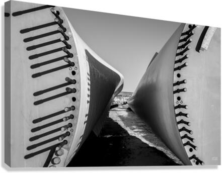 Turbine blades Canvas Print