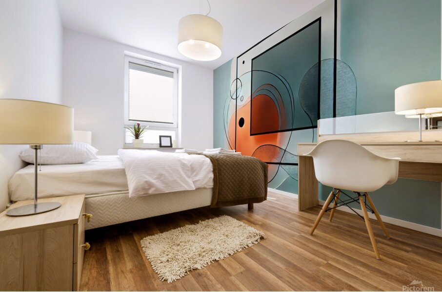 Abstract  Mural print