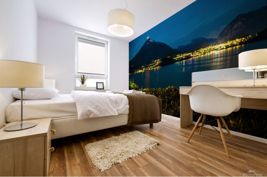 Night city  Mural print